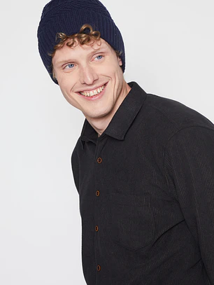 Gorro Forrado Hombre Azul Familyshop