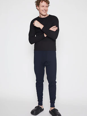 Calzóncillo Waffle Hombre Azul Familyshop