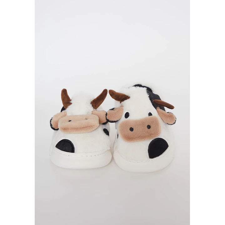 Pantufla Animal Mujer Blanco Familyshop 2