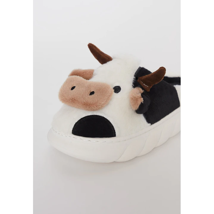 Pantufla Animal Mujer Blanco Familyshop 3