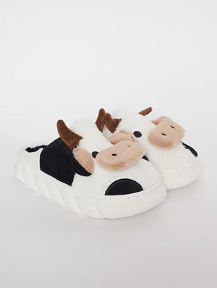 Pantufla Animal Mujer Blanco Familyshop