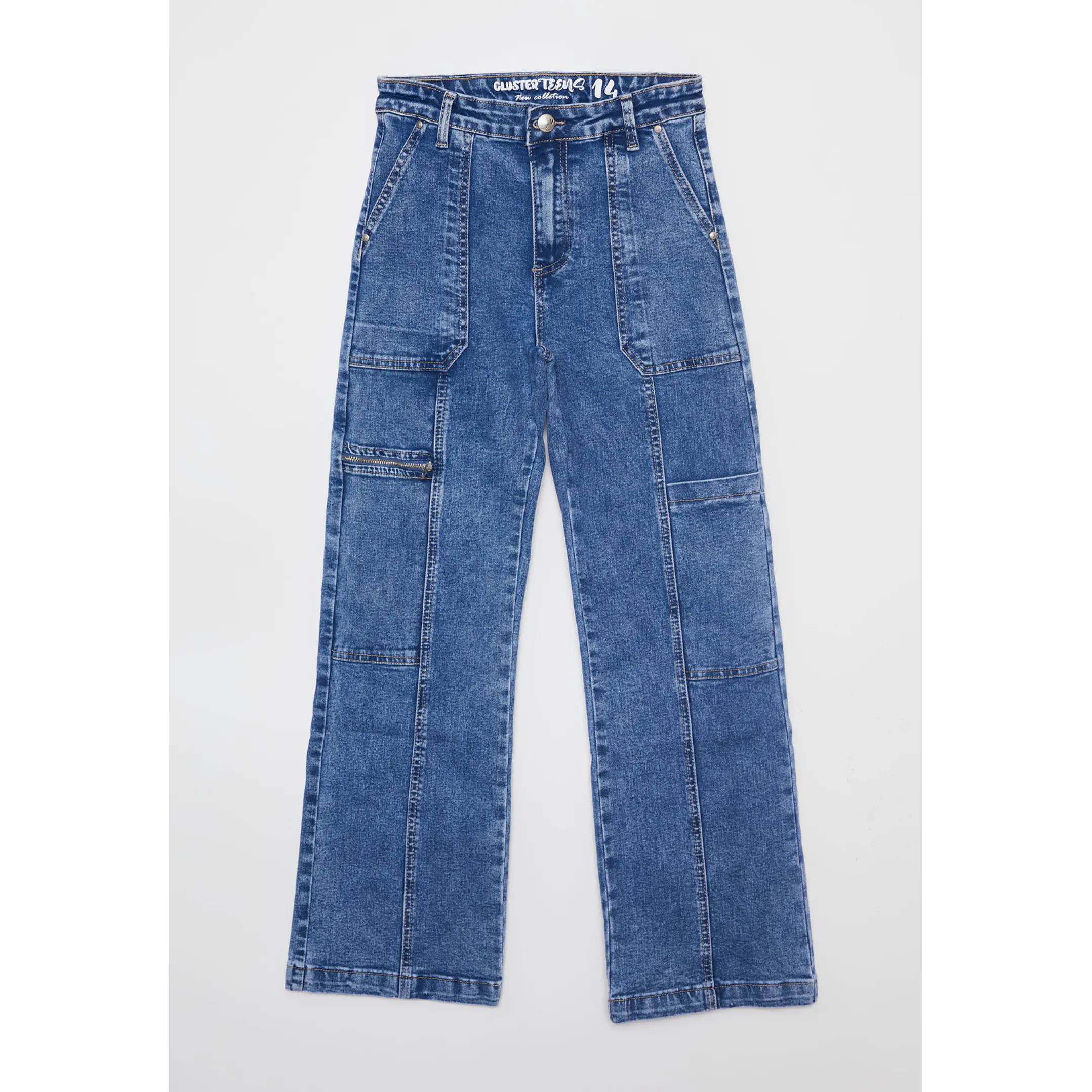 Jeans Procesado Lola Azul Familyshop 1