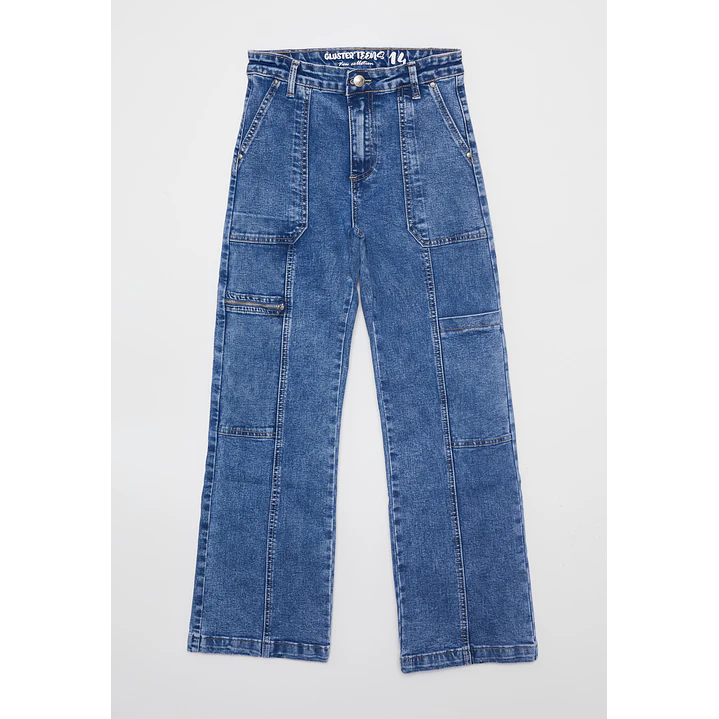 Jeans Procesado Lola Azul Familyshop 1