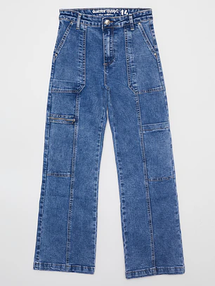 Jeans Procesado Lola Azul Familyshop