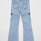Jeans Flare Costura Lola Azul Familyshop - Miniatura 2