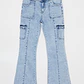 Jeans Flare Costura Lola Azul Familyshop - Miniatura 1