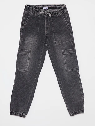 Jeans Cargo Niño Gris Familyshop