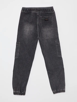 Jeans Cargo Niño Gris Familyshop
