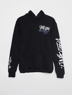 Polerón Urban Letra Lolo Negro Familyshop