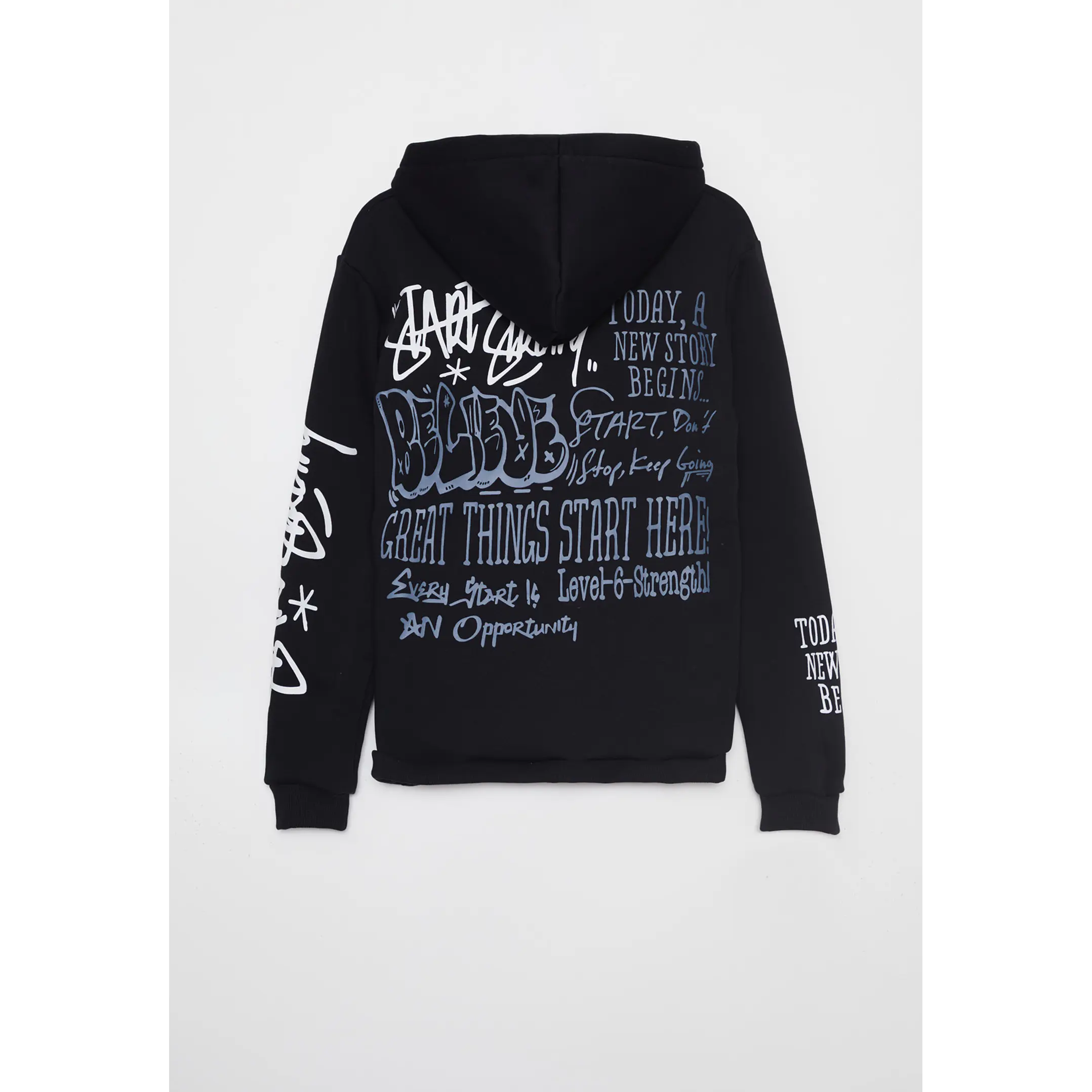 Polerón Urban Letra Lolo Negro Familyshop 2