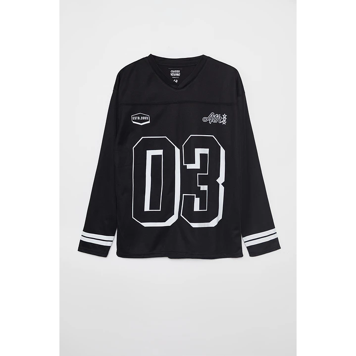 Polera College Lolo Negro Familyshop 1