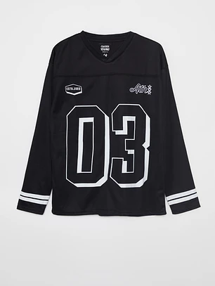 Polera College Lolo Negro Familyshop