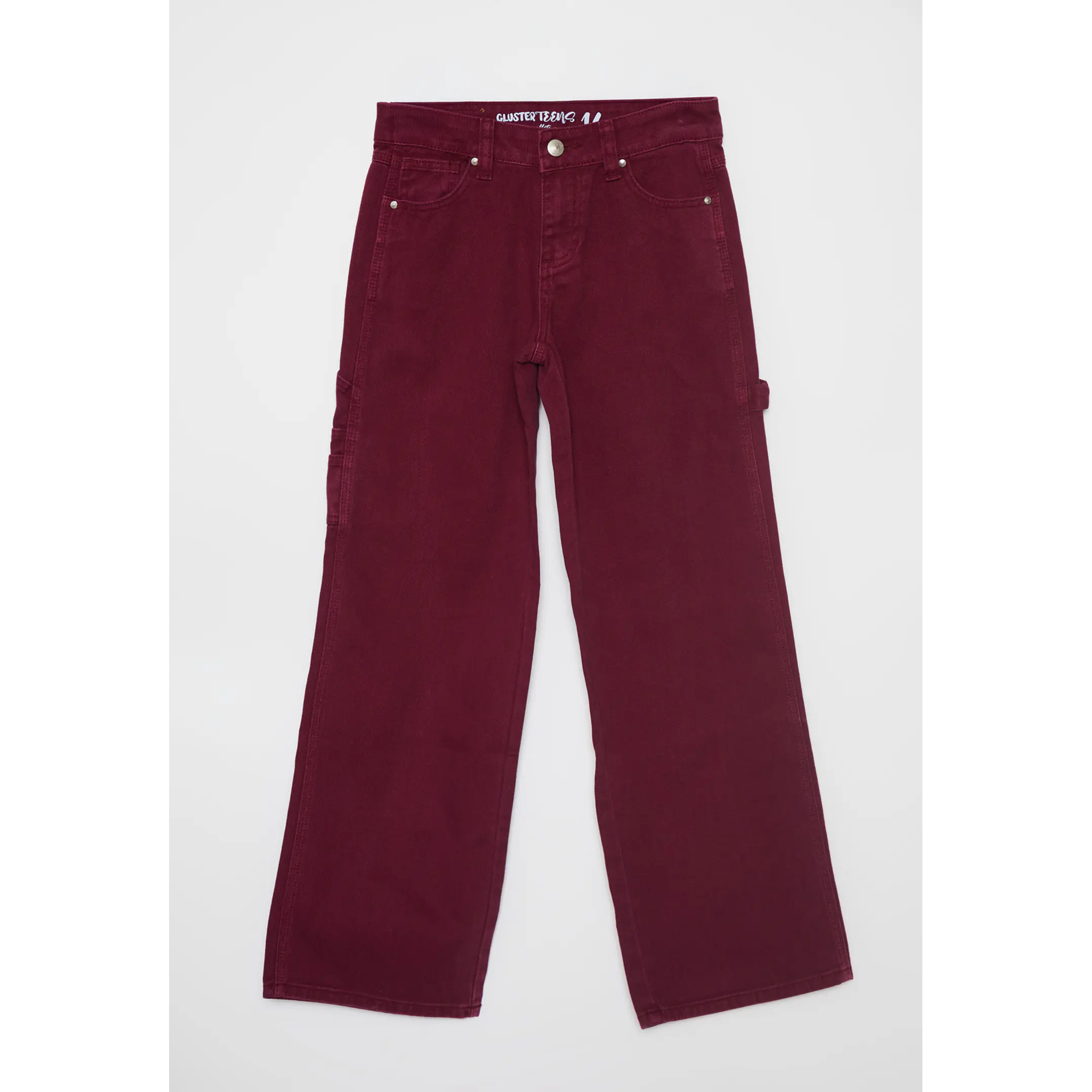 Pantalón Baggy Lola Burdeo Familyshop 1
