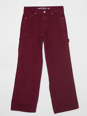 Pantalón Baggy Lola Burdeo Familyshop