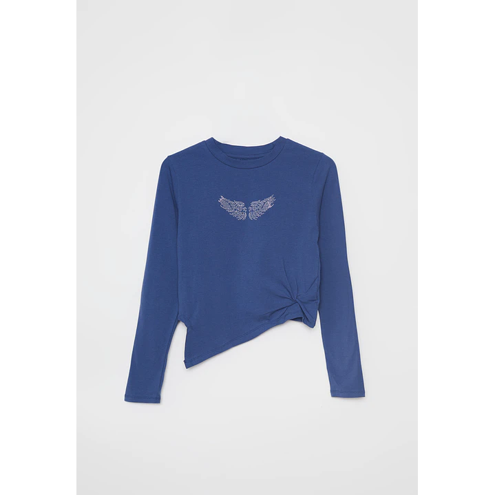 Polera Brillo Lola Azul Familyshop 1