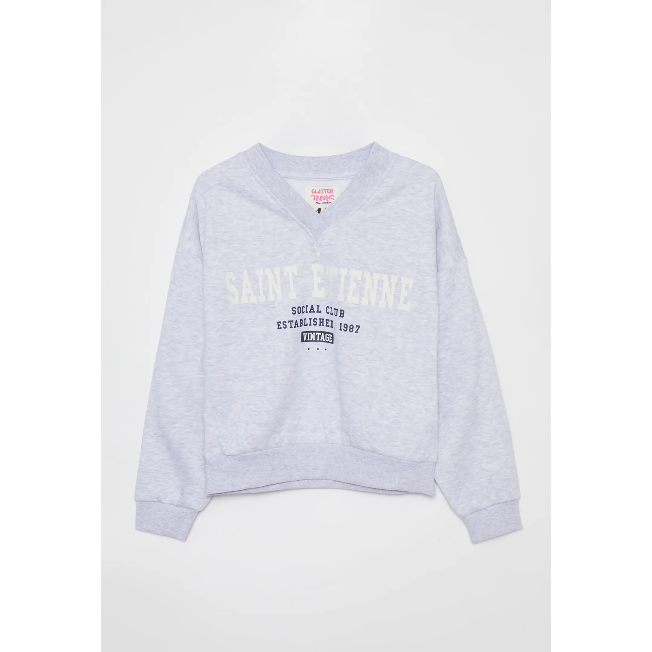 Polerón College Lola Gris Familyshop 1