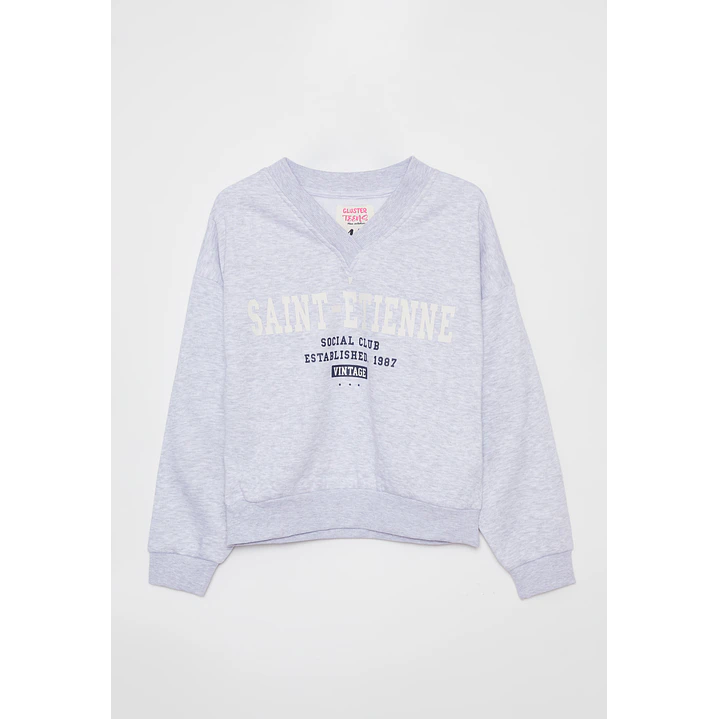 Polerón College Lola Gris Familyshop 1