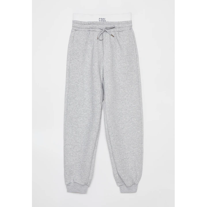 Pantalón Buzo Elasticado Lola Gris Familyshop 1