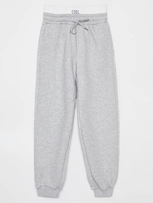 Pantalón Buzo Elasticado Lola Gris Familyshop