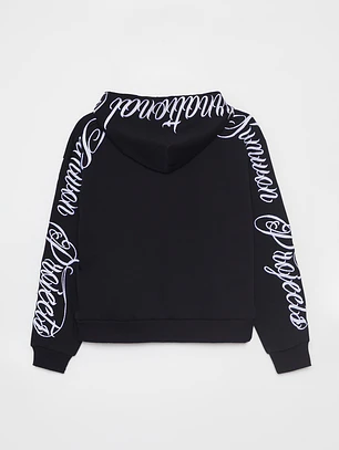 Polerón Bordado Mangas Lola Negro Familyshop