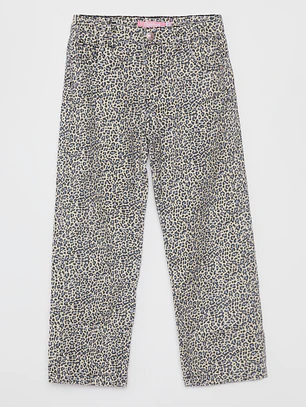 Pantalón Wide Leg Niña Beige Familyshop