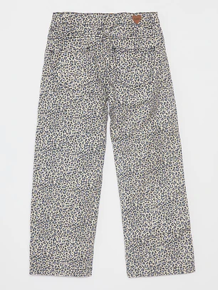 Pantalón Wide Leg Niña Beige Familyshop