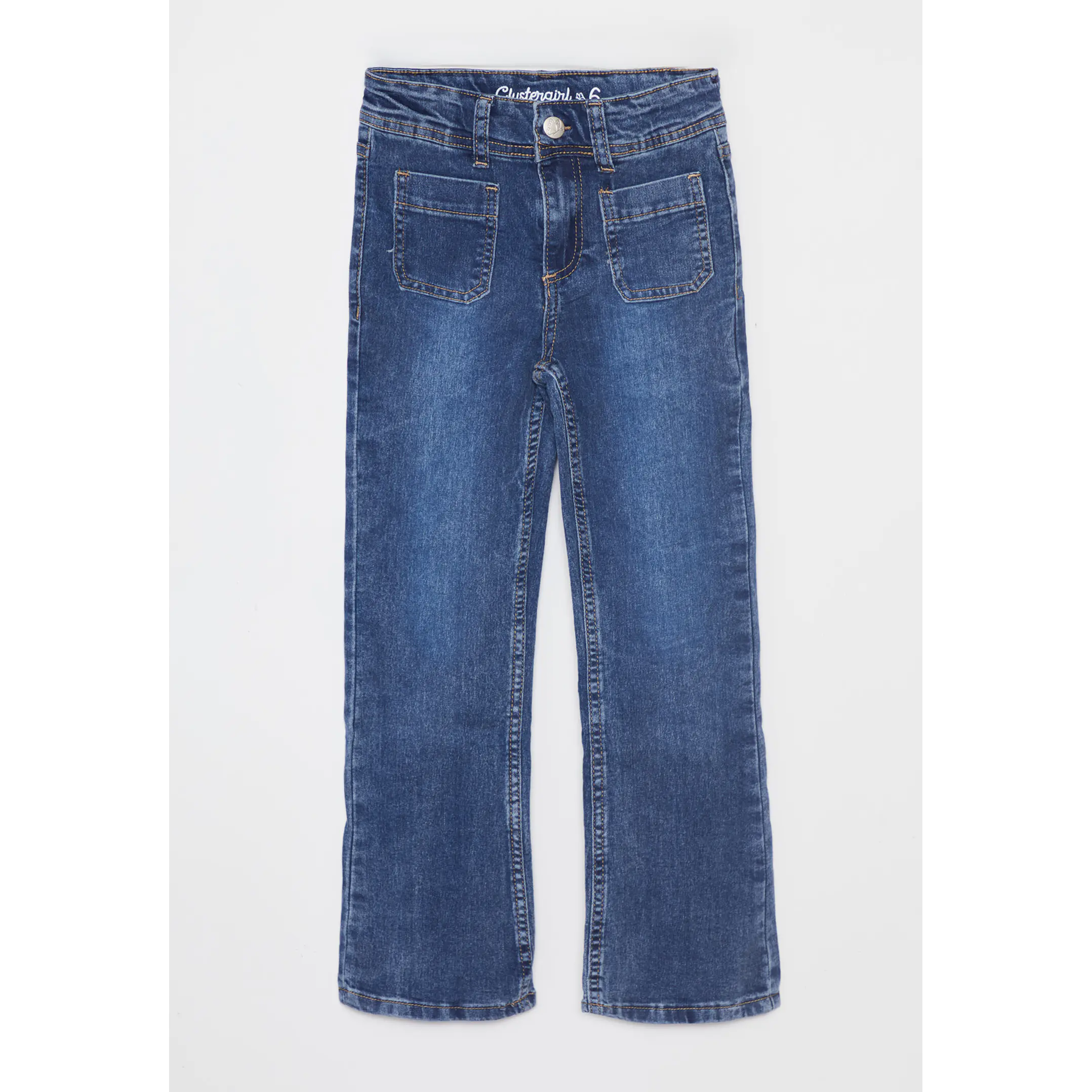 Jeans Flare Moda Niña Azul Familyshop 1