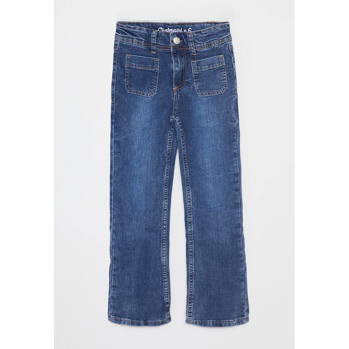 Jeans Flare Moda Niña Azul Familyshop 1