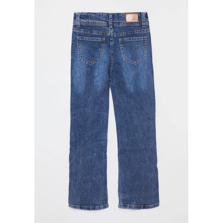 Jeans Flare Moda Niña Azul Familyshop 2