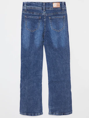 Jeans Flare Moda Niña Azul Familyshop