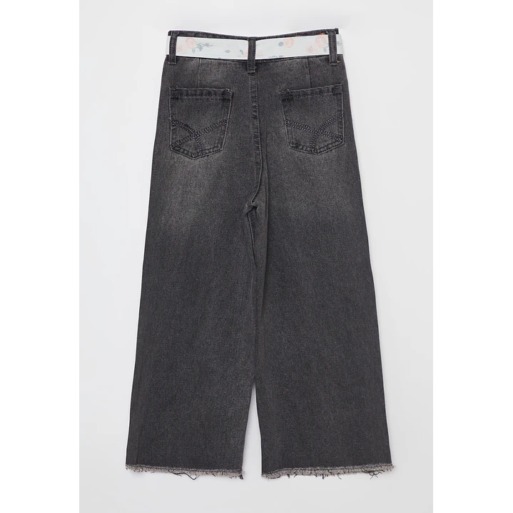 Jeans Wide Leg Niña Negro Familyshop 2