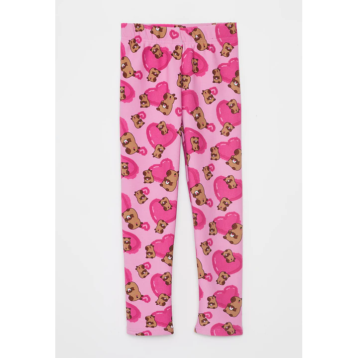 Calza Forrada Niña Rosado Familyshop 1