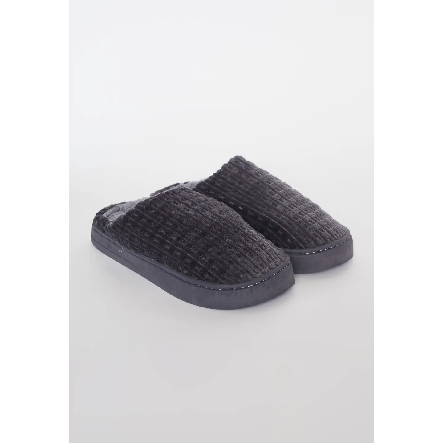 Pantufla Plush Hombre Gris Familyshop 1