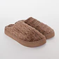 Pantufla Plush Hombre Beige Familyshop - Miniatura 1
