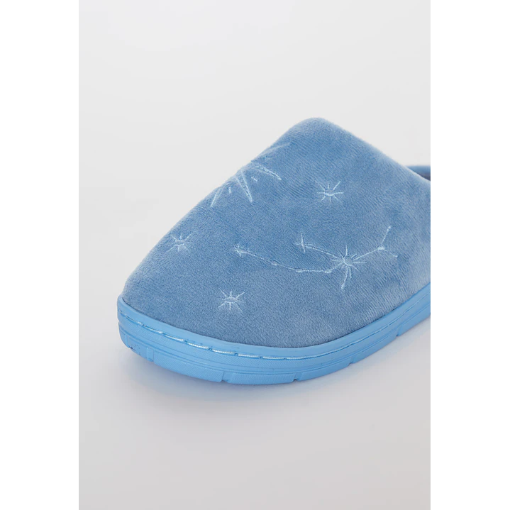 Pantufla Bordado Mujer Azul Familyshop 2