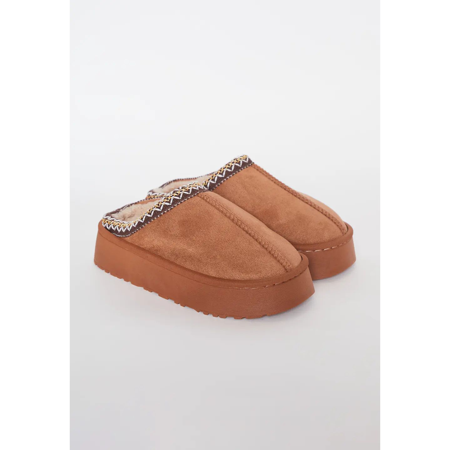 Pantufla Étnica Mujer Café Familyshop 1