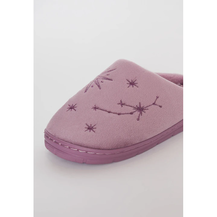 Pantufla Bordado Mujer Morado Familyshop 2