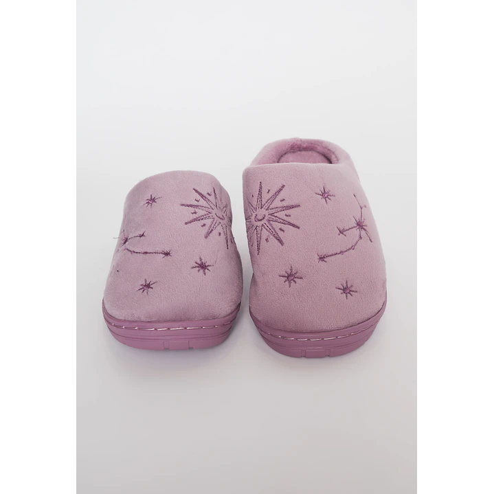 Pantufla Bordado Mujer Morado Familyshop 3