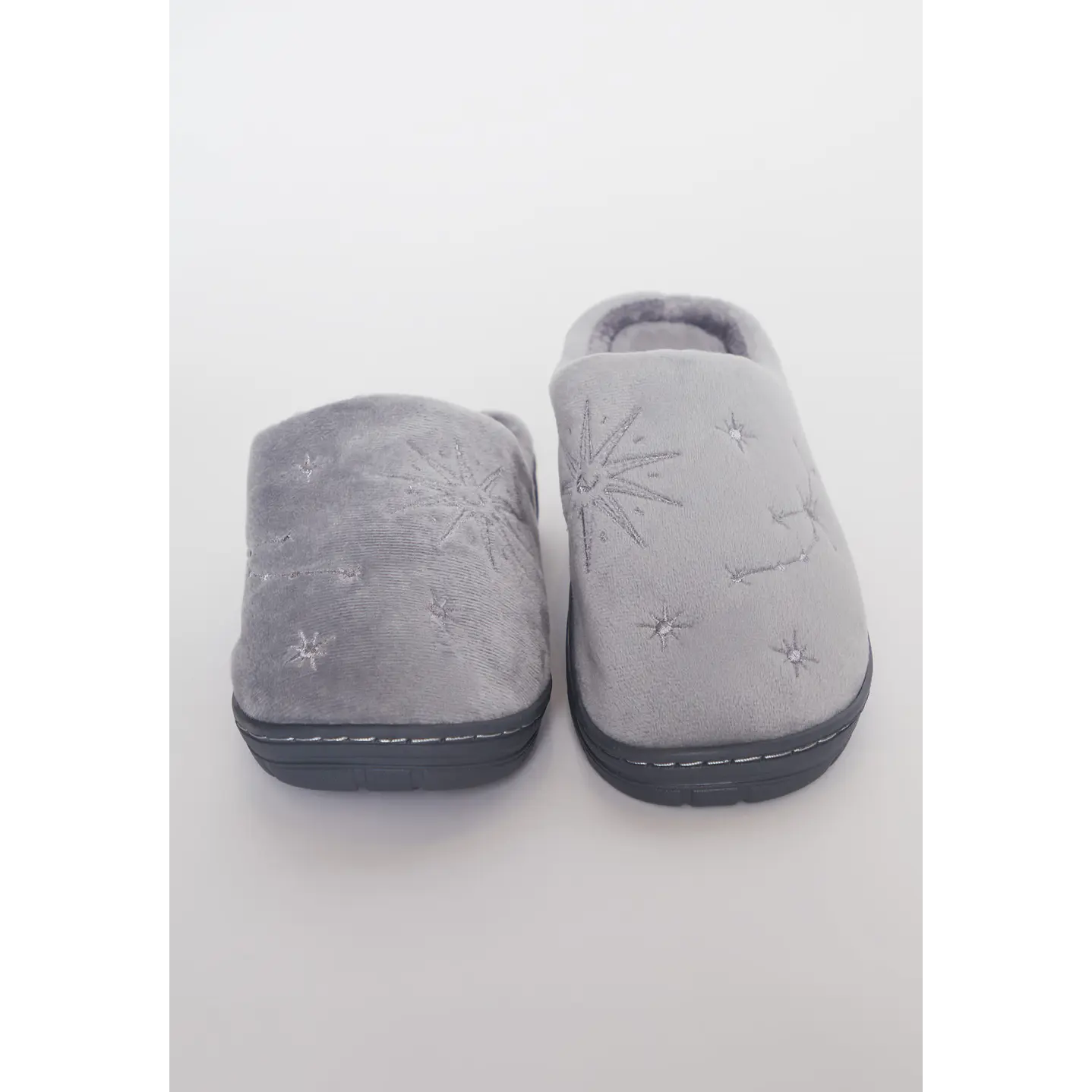 Pantufla Bordado Mujer Gris Familyshop 3