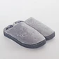 Pantufla Bordado Mujer Gris Familyshop - Miniatura 1