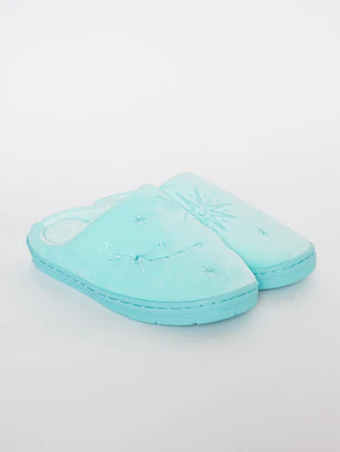 Pantufla Bordado Mujer Aqua Familyshop