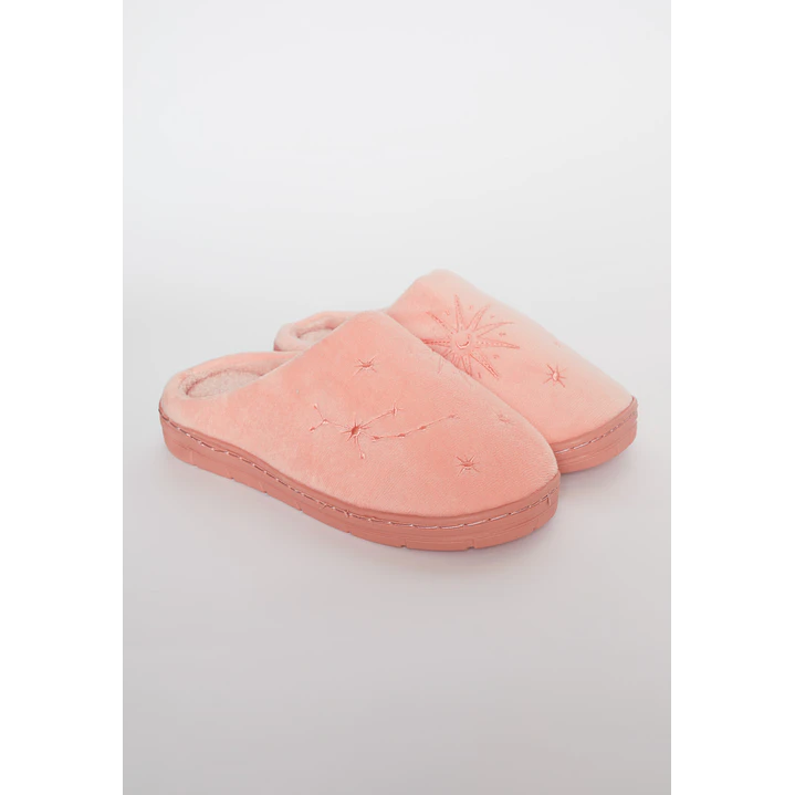 Pantufla Bordado Mujer Coral Familyshop 1