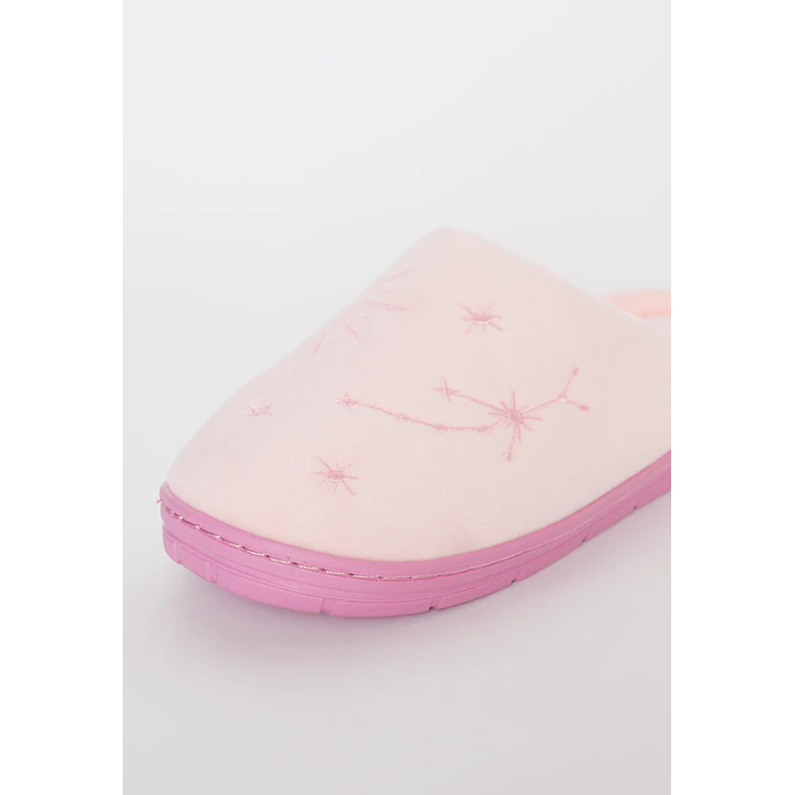 Pantufla Bordado Mujer Rosado Familyshop 2