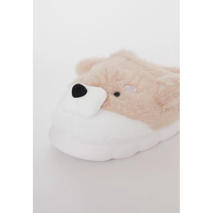 Pantufla Animal Mujer Beige Familyshop 2