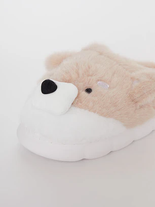 Pantufla Animal Mujer Beige Familyshop