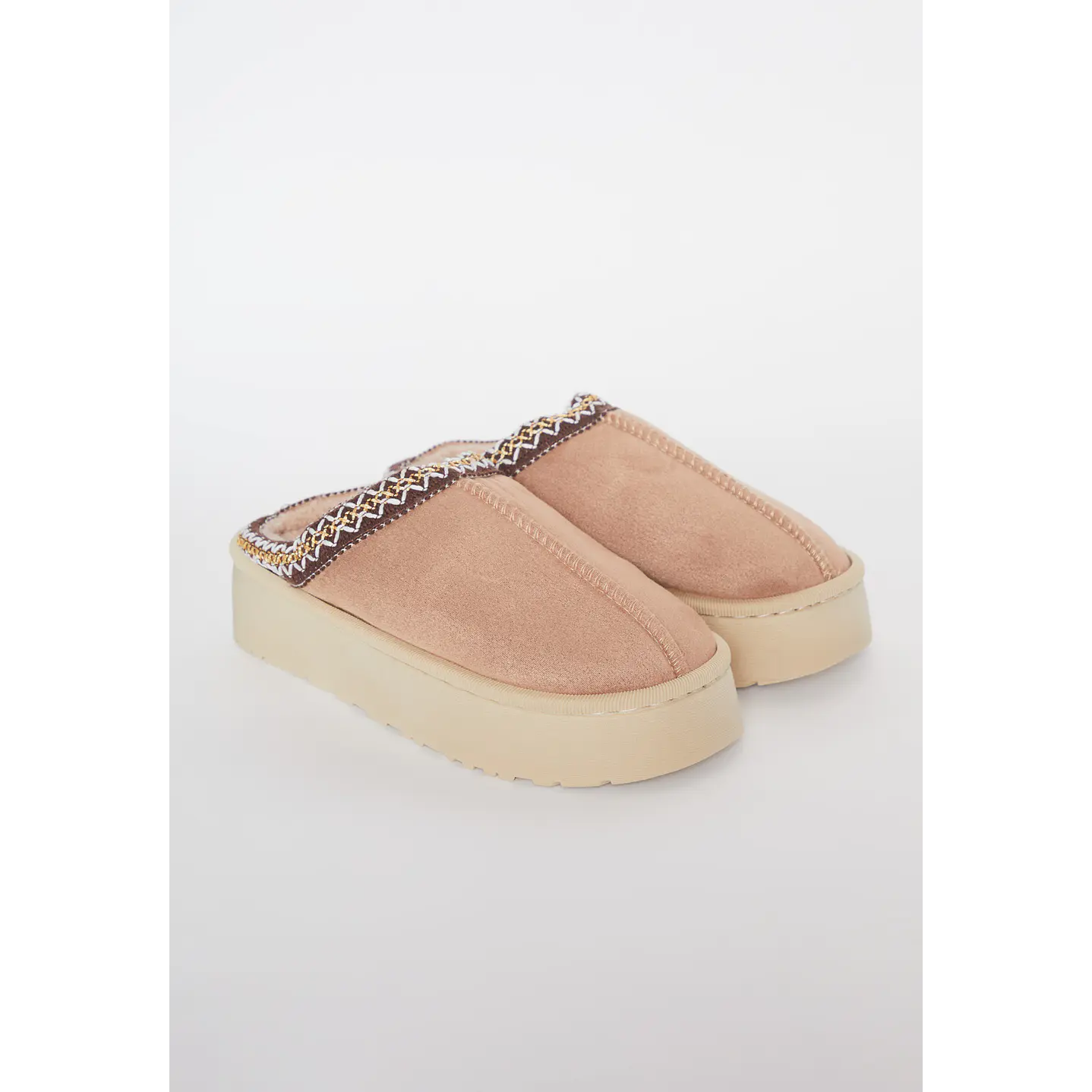Pantufla Étnica Mujer Beige Familyshop 1