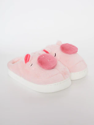 Pantufla Animal Mujer Rosado Familyshop