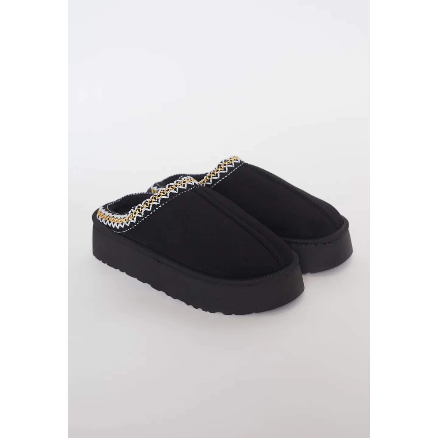Pantufla Étnica Mujer Negro Familyshop 1