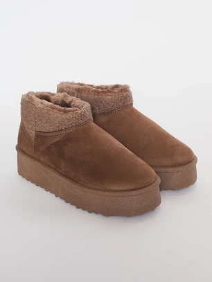 Bota Media Chip Mujer Café Familyshop
