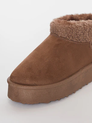 Bota Media Chip Mujer Café Familyshop